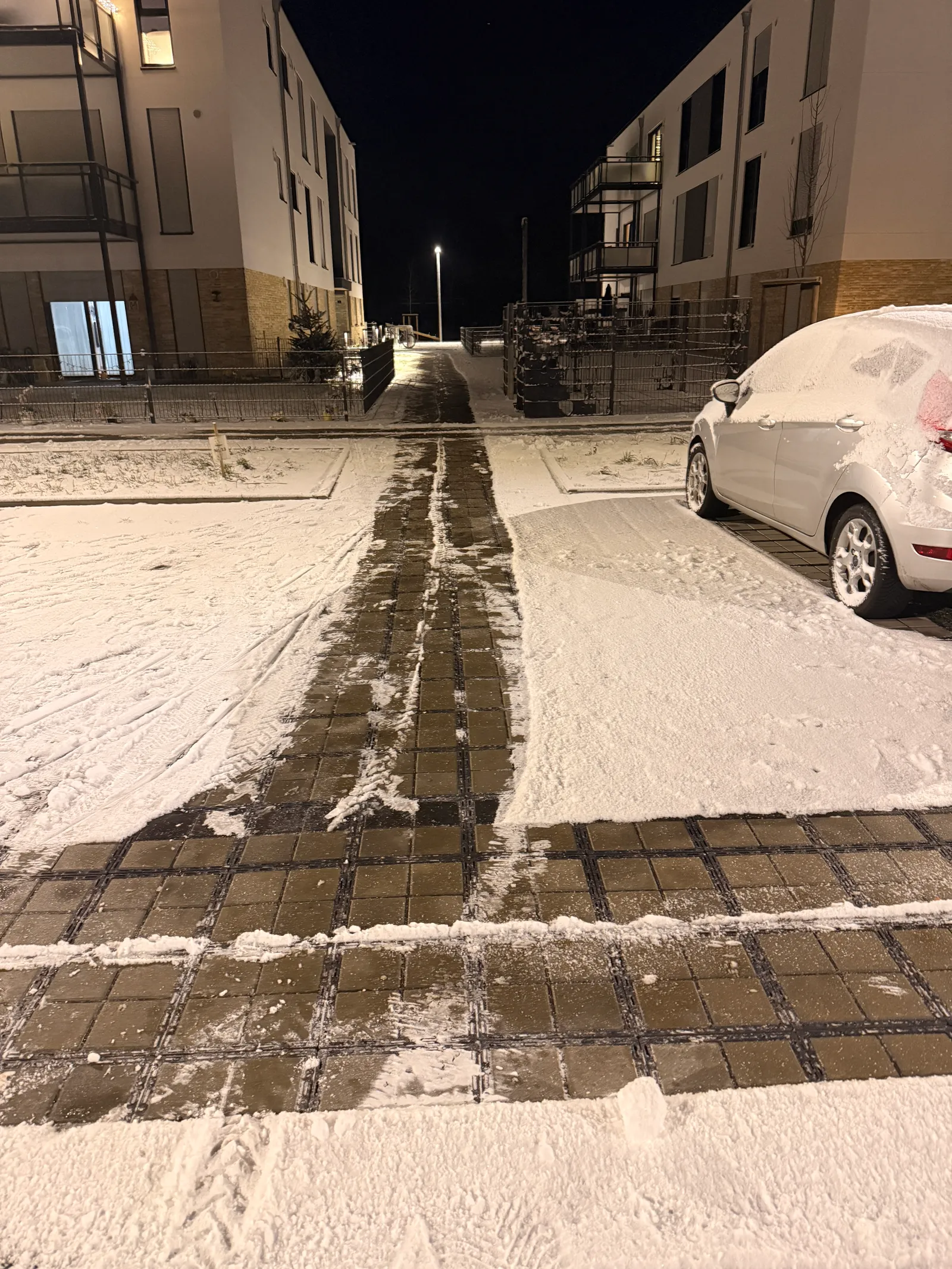 winterdienst mfh cleared nacht